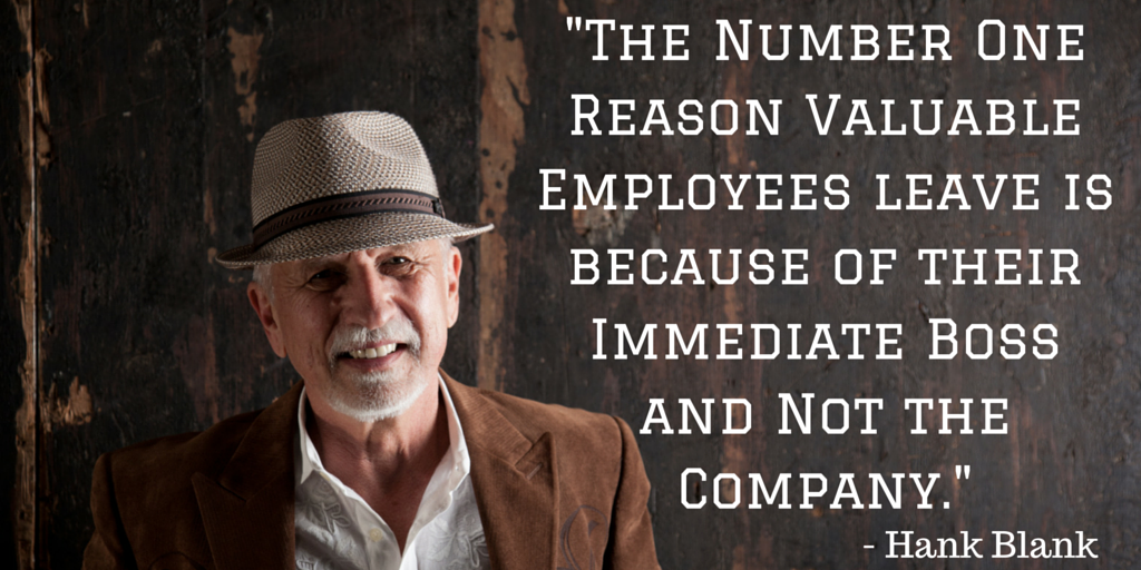 Reasons Why People Leave - Hank Blank, Inc